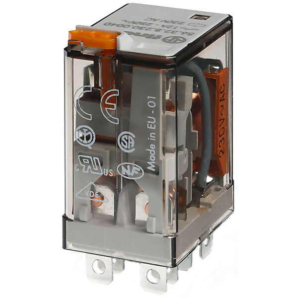 Finder Steckrelais 230VAC 2W 12A f.Fassung 96.72 56.32.8.230.0040